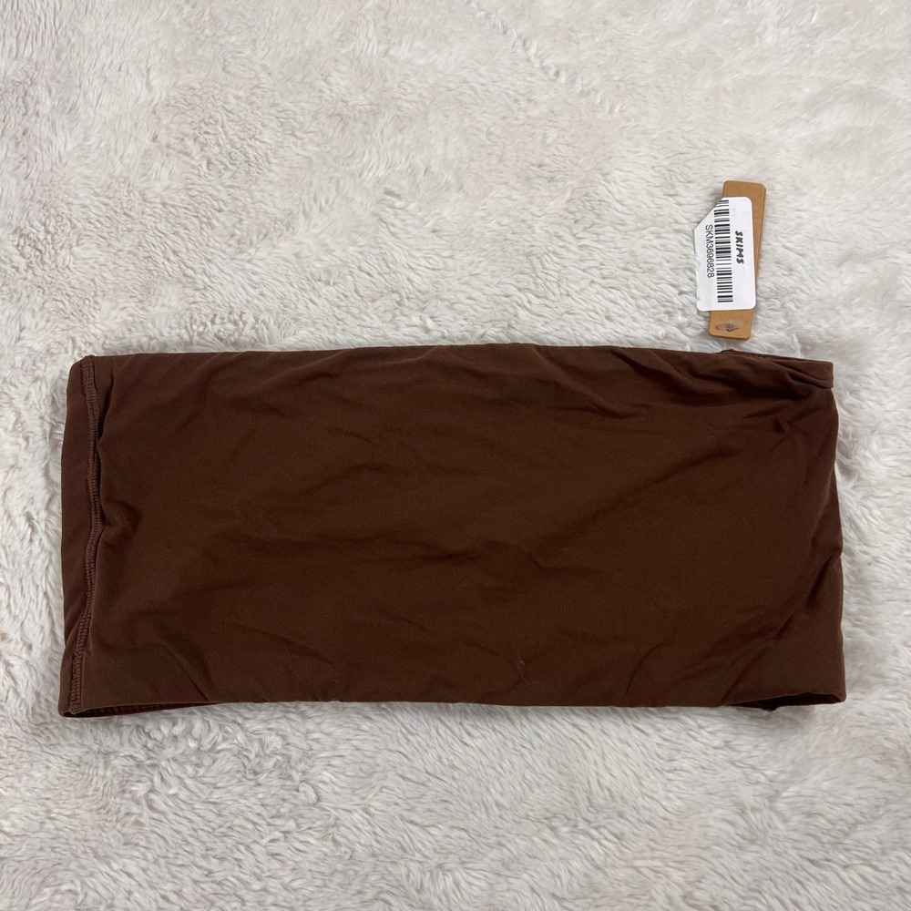 SKIMS Fits Everybody Bandeau Cocoa Brown Strapless Bra BR-BND-2026 Medium NWT